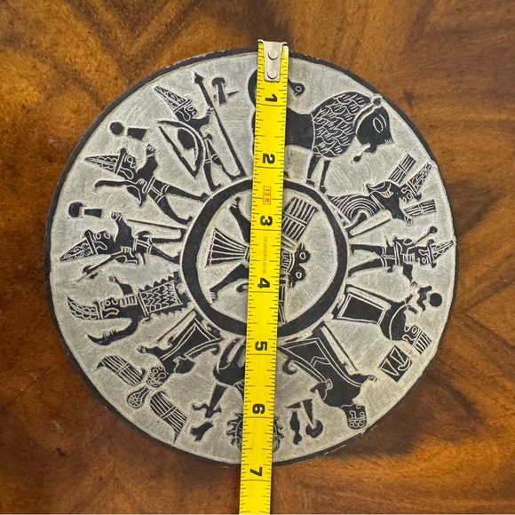 Babylonian Hittite Gods Stone Disc 7” - Picture 6 of 6